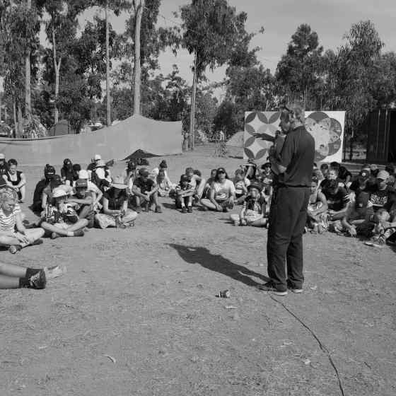 Charlie and Alex spoke to the youth forum about family violence. 