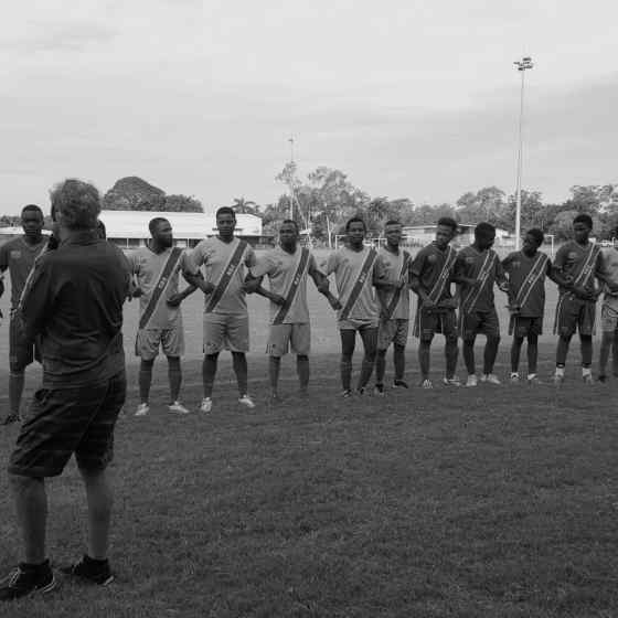 Congolese team link up to say NO MORE to family violence.
