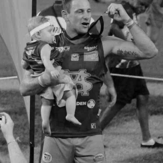 Saints showing their pride after their big win.