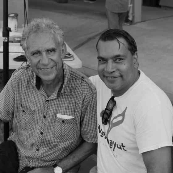 Charlie and Richard Fejo who did the welcome to country for the event. 