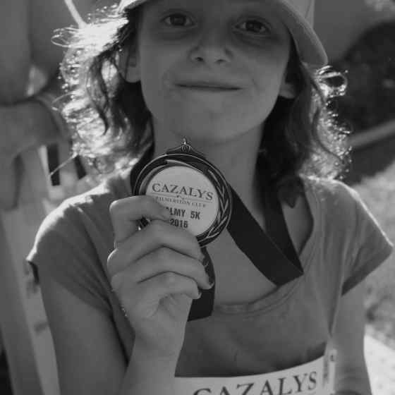 Winner of the under 20 female 5k was our very own Chantelle A Morgan's daughter 9 year old daughter Charlotte.