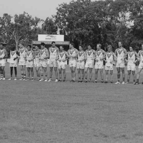 Waratah FC link up to say NO MORE to family violence. Photo Credit: Lou Reeve