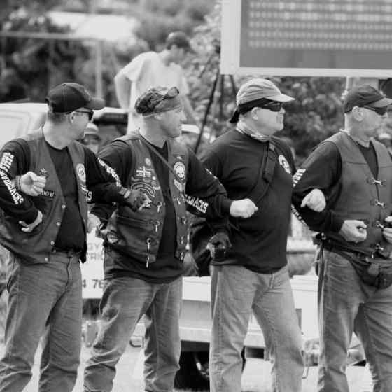 Darwin motorbike riders link up around the Nightcliff Oval. Photo Credit: Lou Reeve