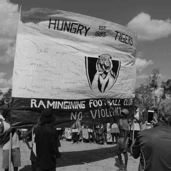 Tigers ready to face the Swans in the men's grand final match.