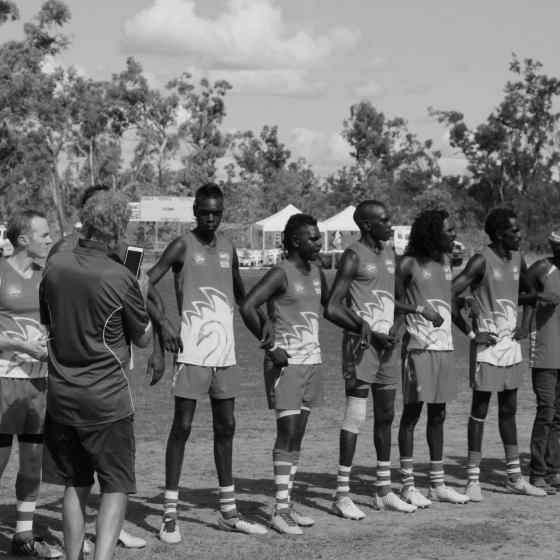 Swans link up to say NO MORE to family violence. 