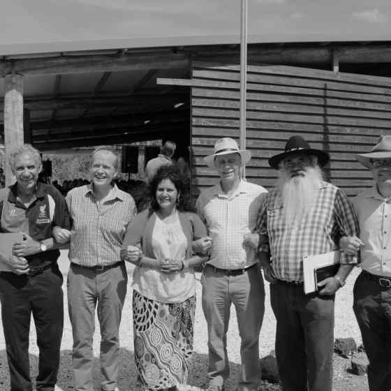 Opposition Leader Bill Shorten and Labor members link up with Charlie to show their support for the NO MORE Campaign.