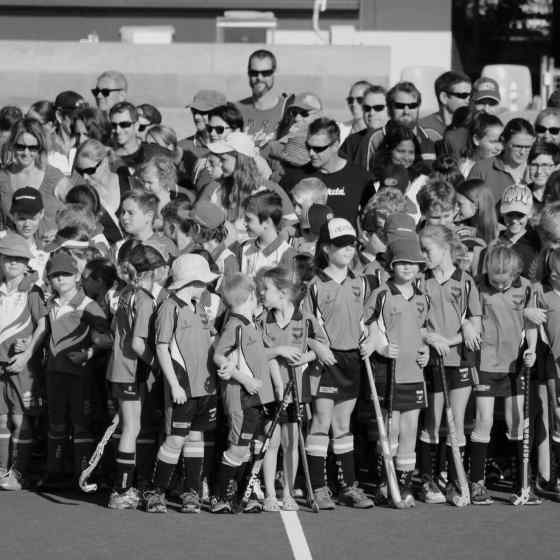 365 people from the Darwin hockey family link up to say NO MORE to family violence.