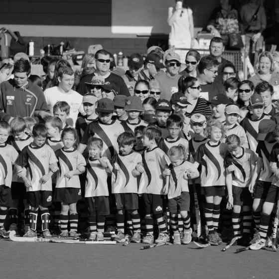 365 people from the Darwin hockey family link up to say NO MORE to family violence.