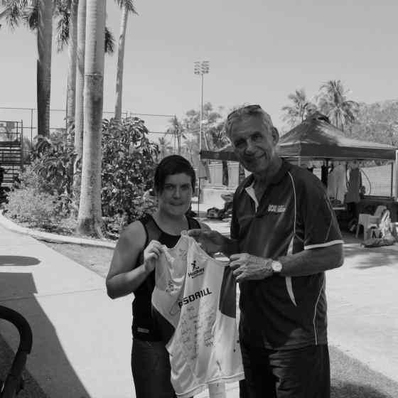 The winner of the Hockeyroos signed singlet.