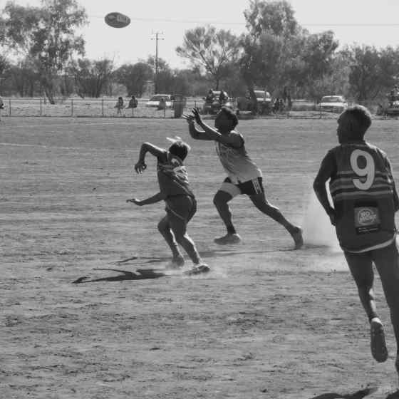 Ti Tree Roosters in action on the field. 